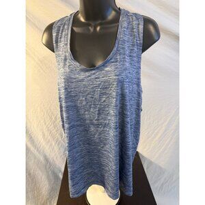 Athletic Works Tank Top Womens Plus Size 20 XXL 2X Navy Shirt Workout Shirt
